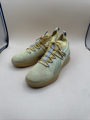 Puma Clyde Court Title Run Mens 10.5 Metallic Gold Basketball Athletic Sneakers