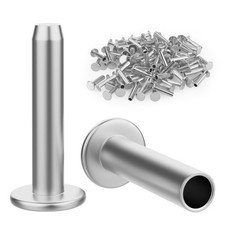 Cutlery Rivets 5/16" x 5/8" Knife Making Handle Pins -NICKEL Silver- 25 sets