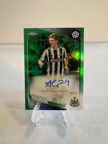 2025-26 Topps Chrome - Anthony Gordon #CA-GO True Green Refractor Auto /99