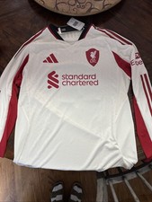 2025/2026 Liverpool Away Long Sleeve Szoboszlai Jersey