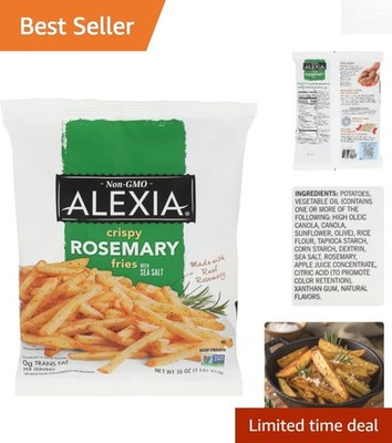 16 oz Rosemary Fries with Sea Salt - Irresistibly Crunchy  Delight