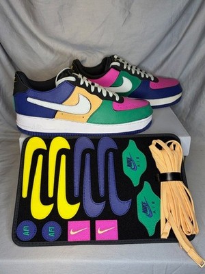 Nike Air Force 1/1 Mens Size 13 DB2576-001 Black Multi-Color IN BOX Nike Air Force 1/1 Black Multicolor DB2576-001 Men main image 3