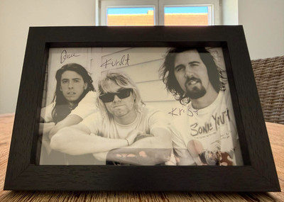 Nirvana Original Autogramm - 1. März 1994 Terminal 1 München GERMANY - signed