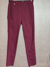 Karl Lagerfield Burgundy Formal Trousers Size 8