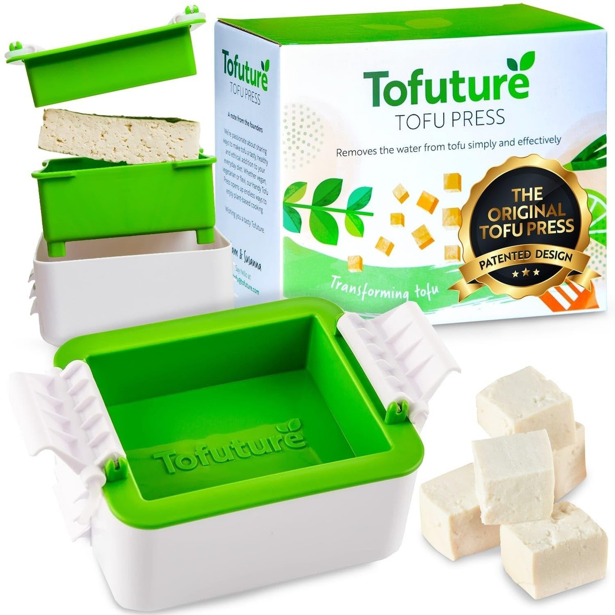 Moule à Tofu Maison En Polypropylène - Presse à Tofu Fromage, Dimensions 14x11x9,5 Cm
