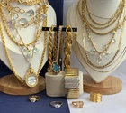 Vtg Costume Jewelry Lot Bronzallure Sajen Seta Sarah Coventry Kirks Folly