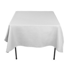 10 Square Tablecloths 54"x54" Made in USA 23 Colors 100% Polyester Table Overlay