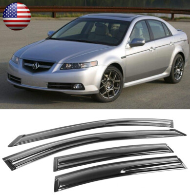 3D Deflector Window Visor Rain Wind Guard Shade Diffuser Fit 04-08 Acura TL