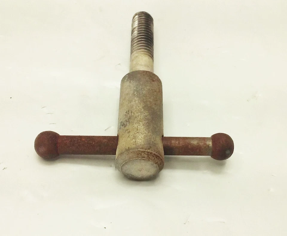 Vtg Atlas 3060 3070 3080 10" table saw blade arbor tilt lock clamp screw handle - Image 3 of 4