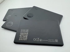 [4-PACK] TILE SLIM [BLACK] BLUETOOTH WALLET ITEM TRACKER FINDER - [RE-23001]