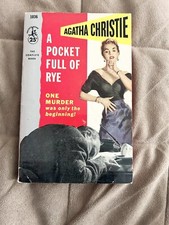 📒A Pocket Full of Rye by Agatha Christie 1954 Pocket Books 3324