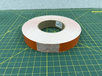 3M Advanced Flexible Engineer Grade ReflectiveSheeting 7314 Orange 1 In x 50 Yrs