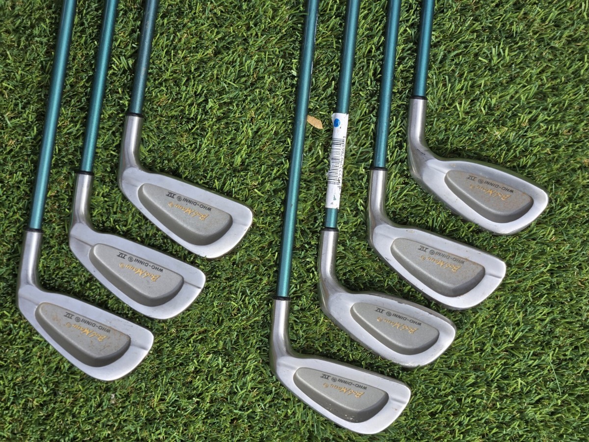 Bob Mann Who-Dinni IV Iron Set 3-7, 9,PW (No 8) Regular Flex Bob Mann Who-Dinni IV Iron Set 3-7, 9,PW (No 8) Regular Flex