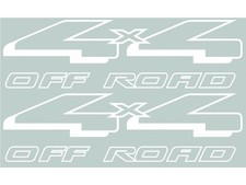 1998-2007 Aftermarket Ranger 4wd 4x4 Off Road Decals Stickers - Vinylmark White