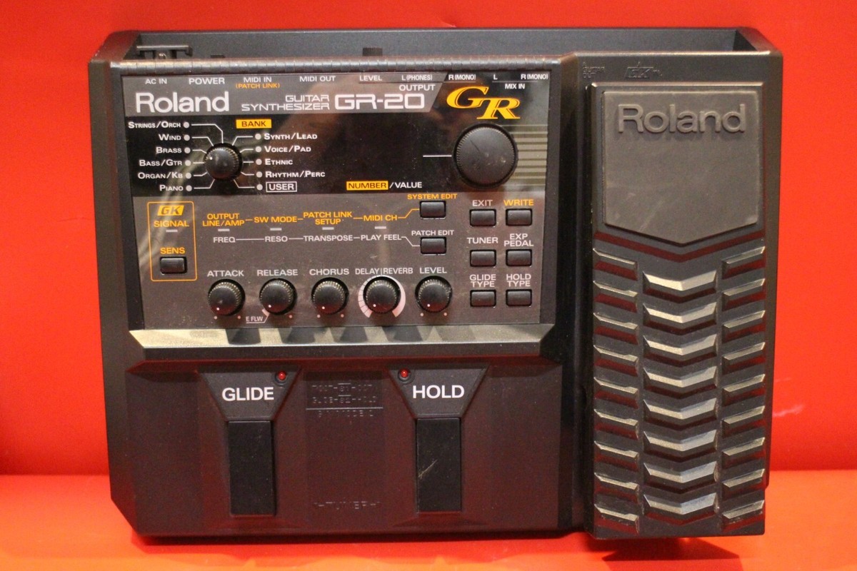 (中古) Roland GR-20 GUITAR SYNTHESIZER USED Roland GR-20 Guitar Synthesizer GR 20 Midi Guitar Pedal U2565