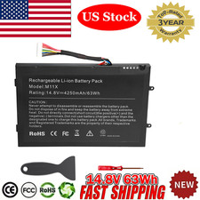 Battery For Dell Alienware M11x M14x R1 R2 PT6V8 8P6X6 KR-08P6X6 T7YJR P06T P18G