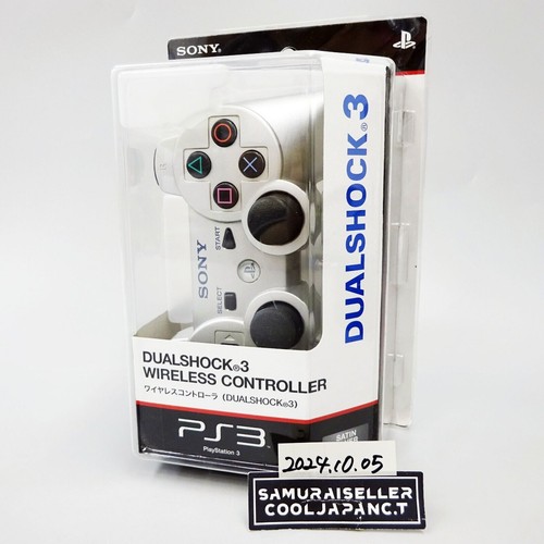 SONY PS3 DUAL SHOCK DUALSHOCK 3 Wireless Controller Satin Silver Japan