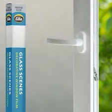 (4-PK) Gila 36 in W x 78 in L Glass Scenes Frosted Glass Decorative Window Film