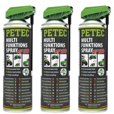 3 x Petec Multifunktions Spray 500ml 71250 Universalöl Multiöl Universal
