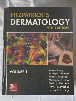 New Fitzpatrick's Dermatology 9th Edition Volume 1 & 2 Ninth