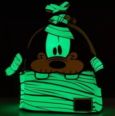 Disney Loungefly Goofy Mummy Glow in the Dark Backpack for  display picture 1
