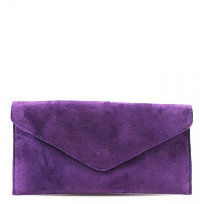 Damen Damen Echtleder Leder Umschlag Kette Clutch Party Abschlussball Abendtasche