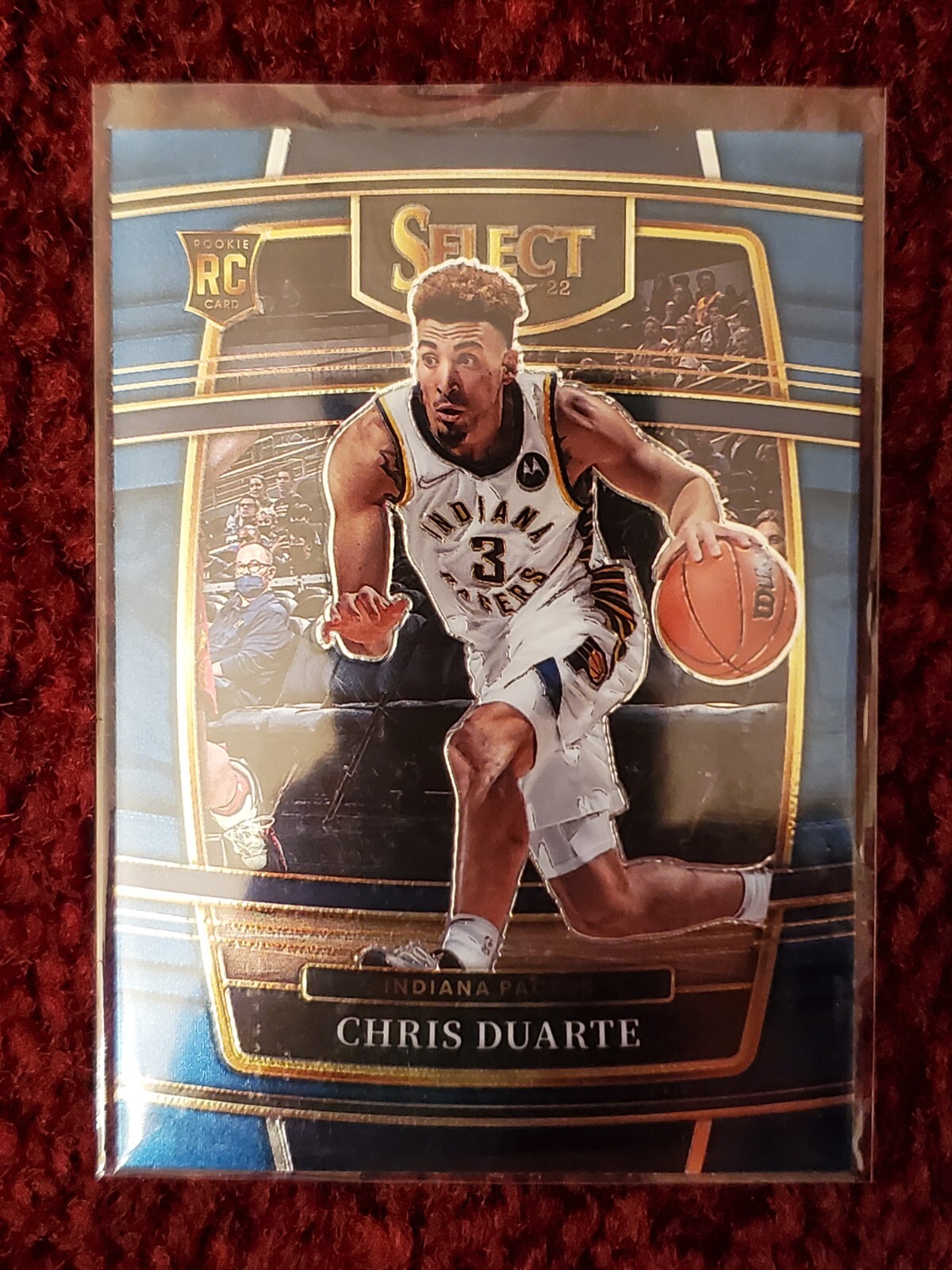 🏀2021-22 Panini Select - Chris Duarte (RC) - Blue Retail Concourse #41🏀