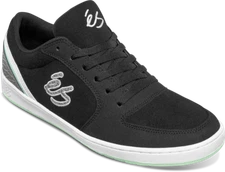 Mens ES EOS Skateboarding Shoes NIB Black White Turquoise 