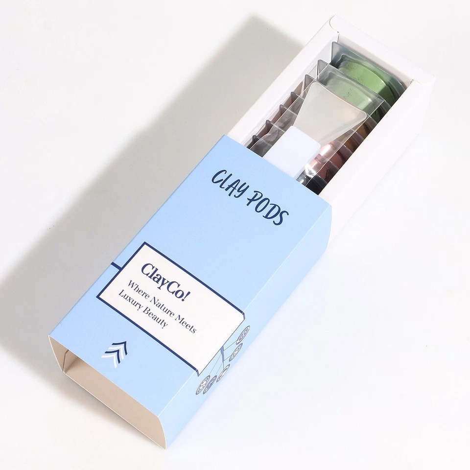 ClayCo! Kit Variedad Mascarilla Arcilla 10 Piezas | Cuidado Facial y de la Piel Hombre y Mujer Foto 3 de 4