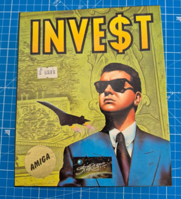   INVE$T   3.5'' Disk Small Box   Commodore Amiga 500 2000  