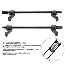 2x Coil Spring Compressor Installer Remover Clamp Hook Shock Car Repair Tool 