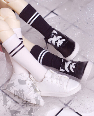 Tights White Socks Black Trainers White/Black Football Crew Socks