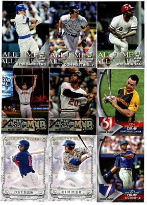 2017 TOPPS INSERTS -AS GAME MVP, ALL-TIME ALL STAR, HOME RUN DERBY CHAMP -U PICK