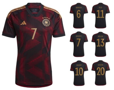 Trikot Adidas DFB WM 2022 Away Spielernummer Deutschland World
