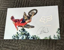 Chad Reed Signed Fox Poster From 2017 Las Vegas Fox Store Signing SHIPPED ROLLED