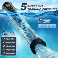 Penis Vacuum Pump Automatic Penis Enlarger Enlargement Extend Pump 2/3 Sleeves