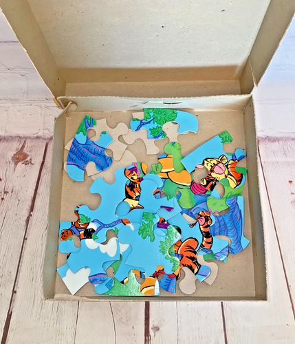 Pooh 24pc Honey Pot Shaped Puzzle by Tonka 90's Ages 3 to 6 - Picture 7 of 9