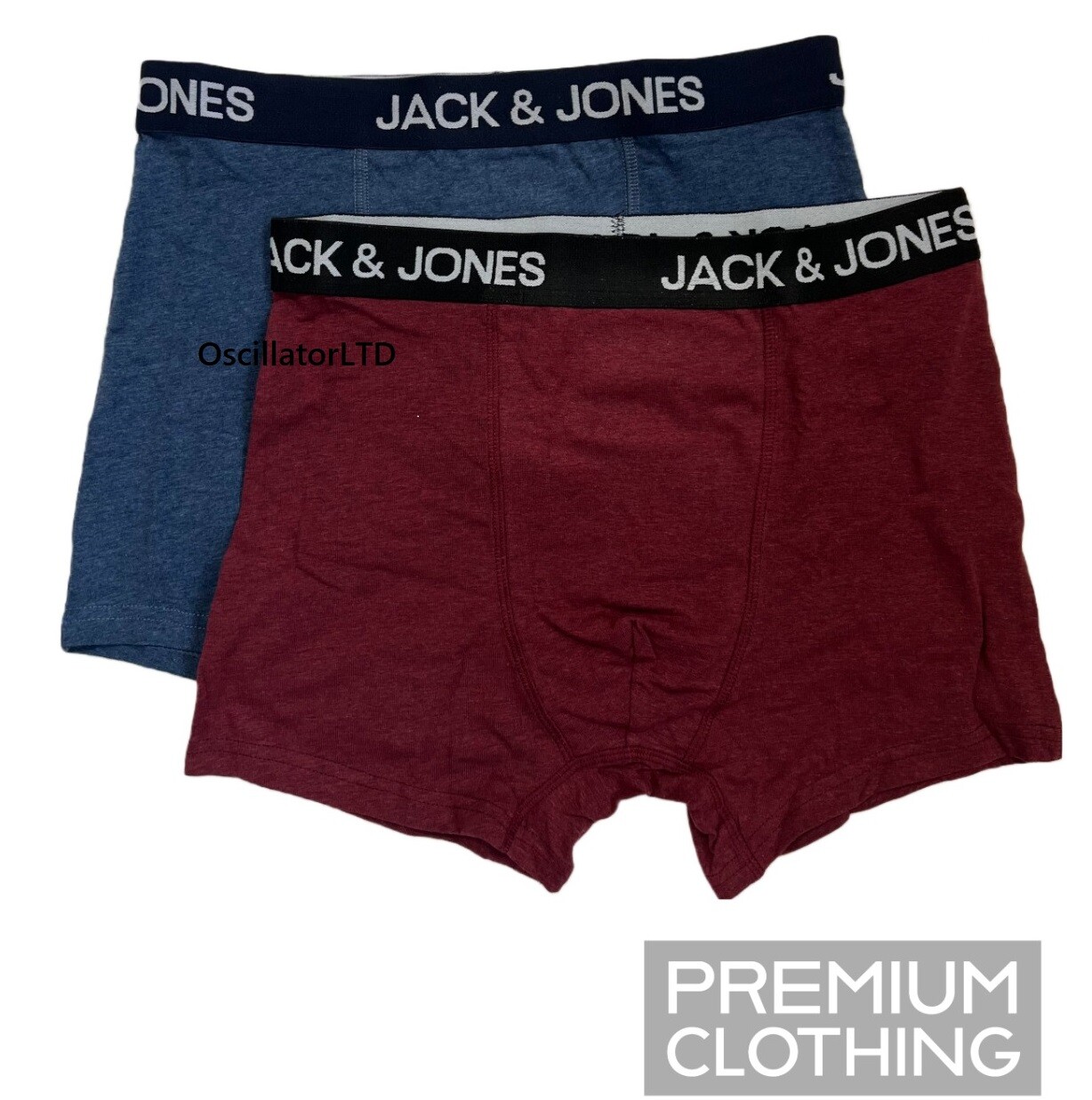 CLEARANCE!! Mens 2 Pack Jack & Jones Boxers Shorts Underwear Trunks