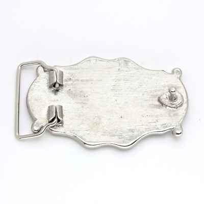 Buckle Austrian Crystal belt 1312 Austrian Crystal Adorned Buckle Full Grain Tooled  main image 4