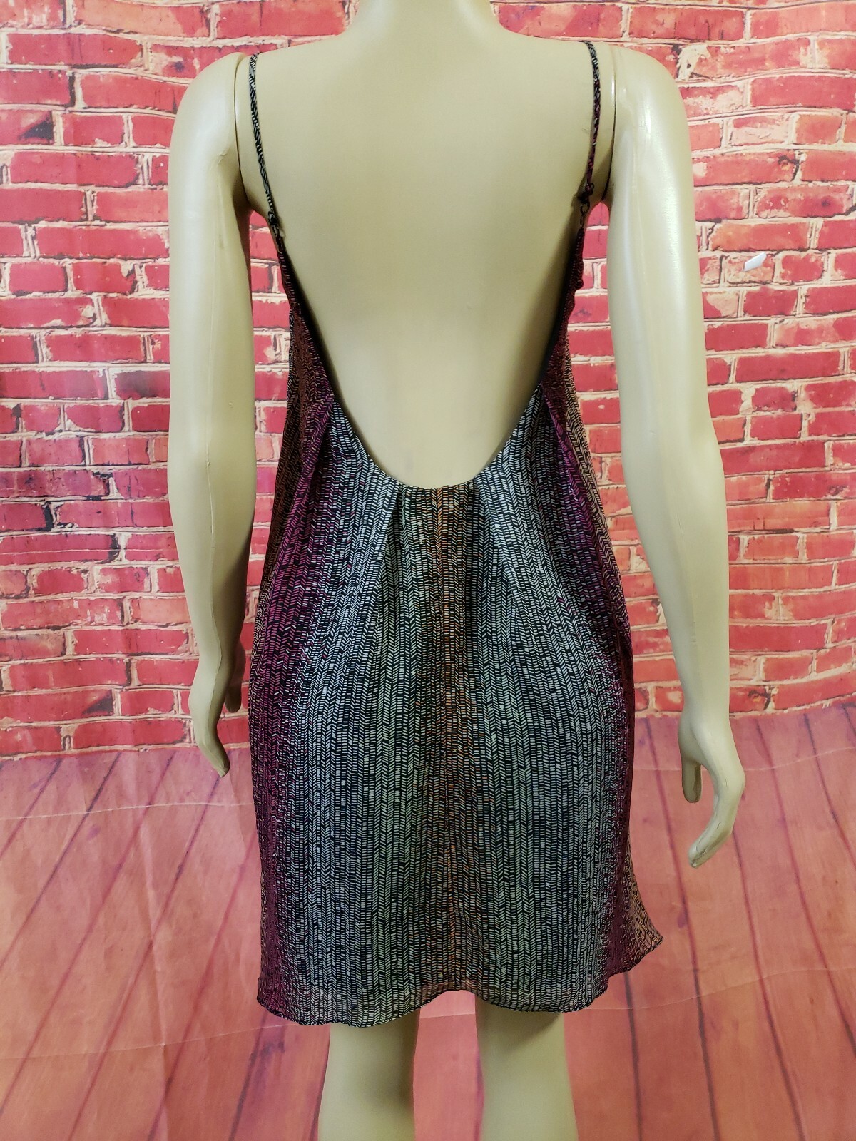 BCBGeneration Asymmetric hem Backless Multicolor … - image 2