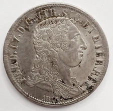 Naples Ferdinand IV Bourbon plate 120 grain 1816 shiny backgrounds PERIZIATA high