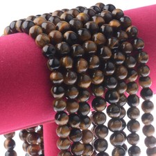 Tiger Eye Gemstone Beads Round Loose Beads for Necklace Bracelets Jewelry Making