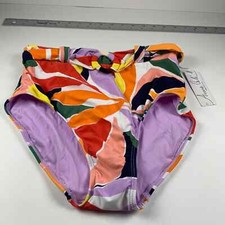 Anne Cole Women's Soft Belted High Waist Printed Swim Bottom Multi Size S NWT