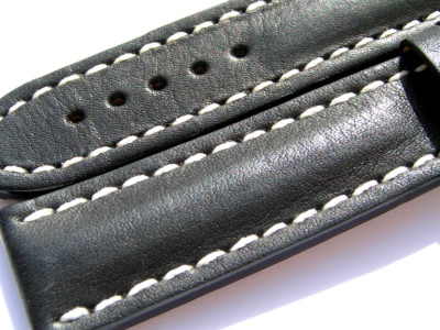 Breitling UTC 466X Band 22mm Kalb schwarz black Strap 009-22UTC