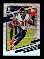 2021 OPTIC PREMIUM BOX SET WAVE PRIZM #104 DAVID JOHNSON /299 TEXANS QTY
