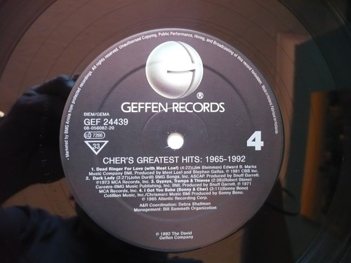 Cher Cher's Greatest Hits 1965 - 1992 Double Vinyl 1992 Geffen 1st Press 2LP EXC - Picture 8 of 21
