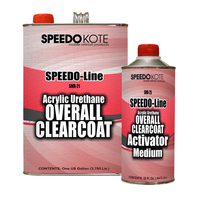 Automotive High Gloss Clear Coat Urethane, SMR21/25 41 Gallon