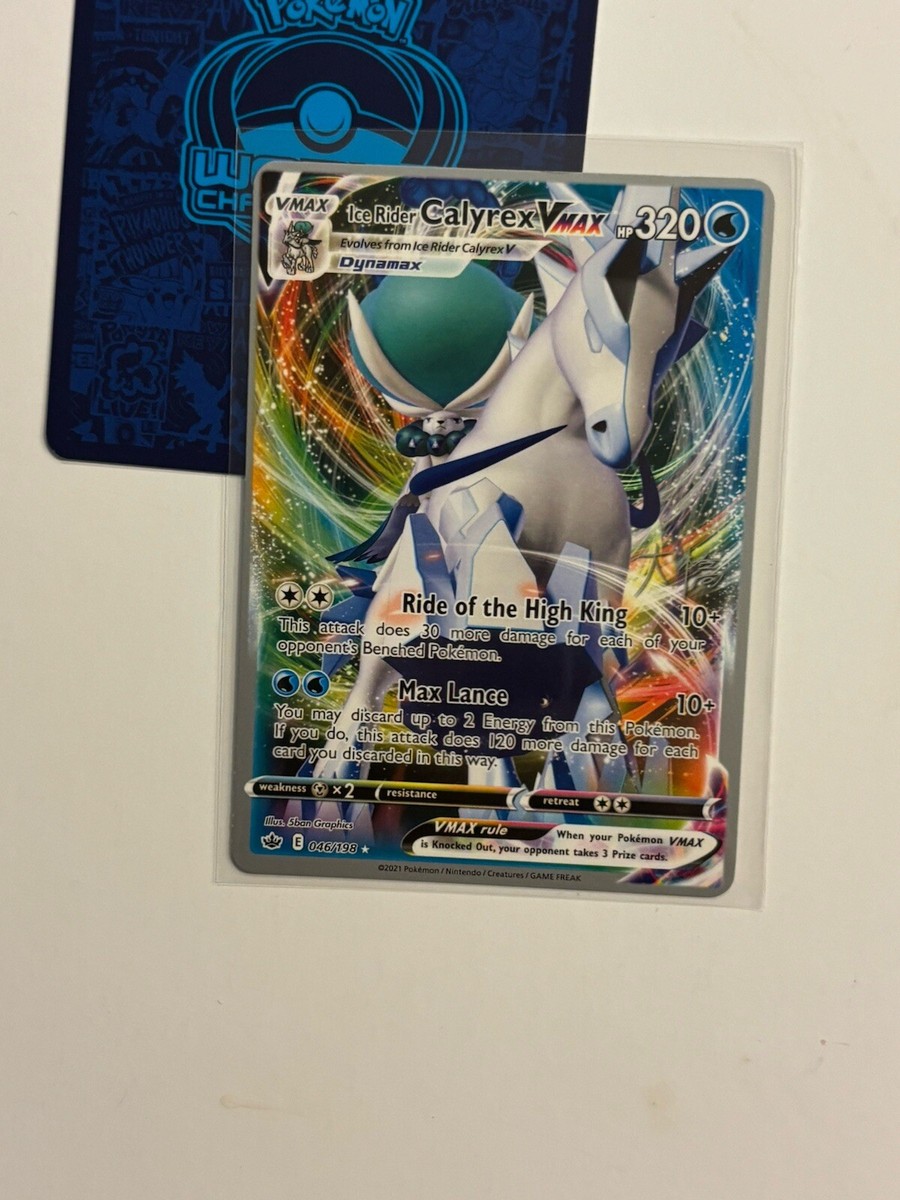 Ice Rider Calyrex Vmax 046/198 Pokemon World Champions Chilling