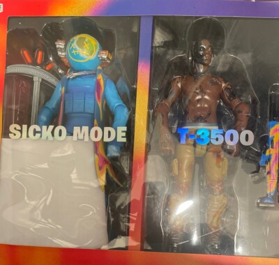 Travis Scott Cactus Jack Fortnite 12 Inch Duo Action Figure Set 