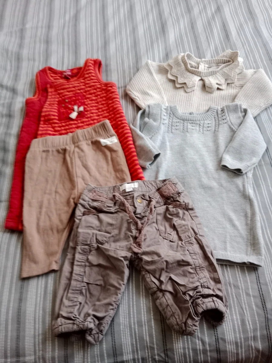 Lot De Vêtements Pour Bébé Fille - Taille 12-18 Mois, Multi-couleurs (occasion Très Bon état)